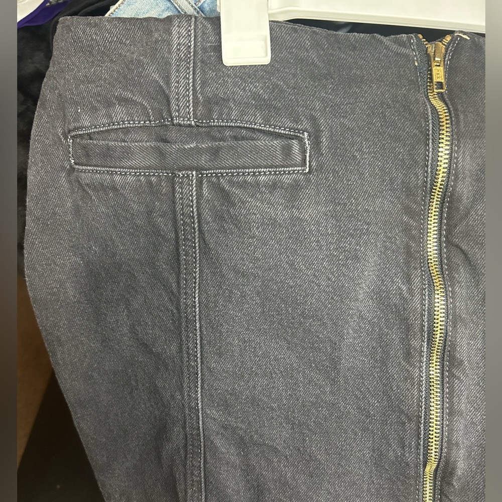 Mid Rise Jean Mini Skirt - Picture 8 of 8